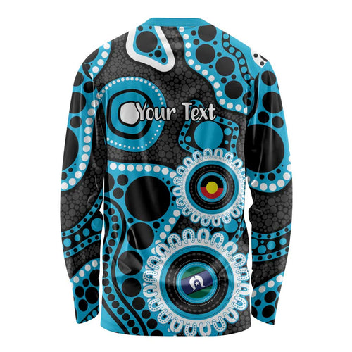 Sharks NAIDOC Week 2026 Personalised Long Sleeve Shirt 50 Years of Deadly Aboriginal Art