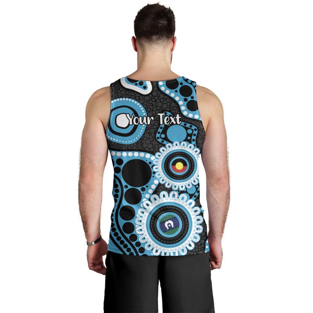 Sharks NAIDOC Week 2026 Personalised Men Tank Top 50 Years of Deadly Aboriginal Art