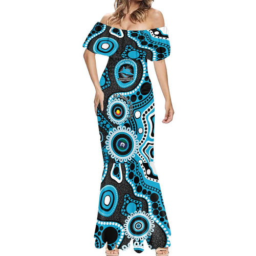 Sharks NAIDOC Week 2026 Personalised Mermaid Dress 50 Years of Deadly Aboriginal Art
