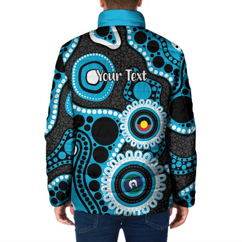 Sharks NAIDOC Week 2026 Personalised Padded Jacket 50 Years of Deadly Aboriginal Art