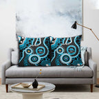 Sharks NAIDOC Week 2026 Personalised Pillow Cover 50 Years of Deadly Aboriginal Art