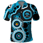 Sharks NAIDOC Week 2026 Personalised Polo Shirt 50 Years of Deadly Aboriginal Art