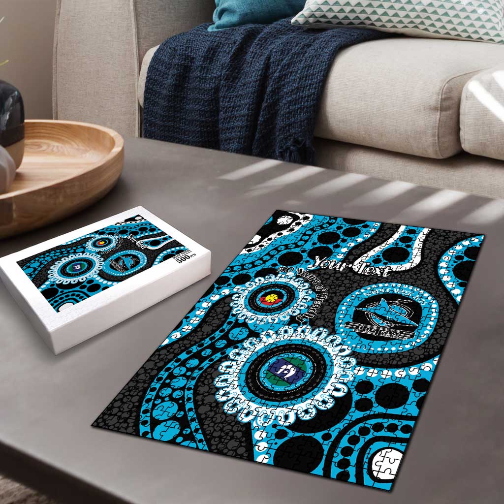 Sharks NAIDOC Week 2026 Personalised Puzzle 50 Years of Deadly Aboriginal Art