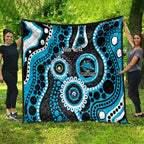 Sharks NAIDOC Week 2026 Personalised Quilt 50 Years of Deadly Aboriginal Art