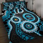 Sharks NAIDOC Week 2026 Personalised Quilt Bed Set 50 Years of Deadly Aboriginal Art