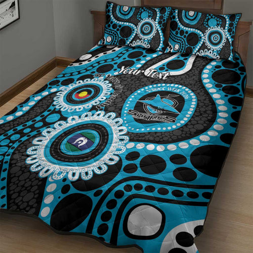 Sharks NAIDOC Week 2026 Personalised Quilt Bed Set 50 Years of Deadly Aboriginal Art