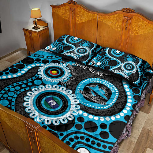 Sharks NAIDOC Week 2026 Personalised Quilt Bed Set 50 Years of Deadly Aboriginal Art