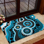 Sharks NAIDOC Week 2026 Personalised Rubber Doormat 50 Years of Deadly Aboriginal Art