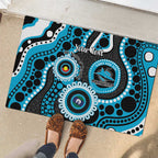 Sharks NAIDOC Week 2026 Personalised Rubber Doormat 50 Years of Deadly Aboriginal Art