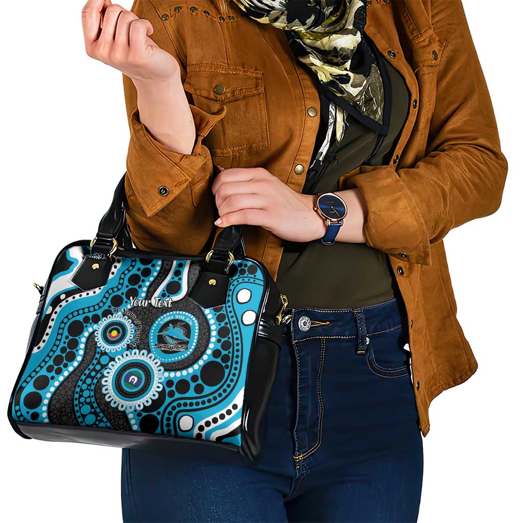 Sharks NAIDOC Week 2026 Personalised Shoulder Handbag 50 Years of Deadly Aboriginal Art