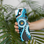 Sharks NAIDOC Week 2026 Personalised Skinny Tumbler 50 Years of Deadly Aboriginal Art