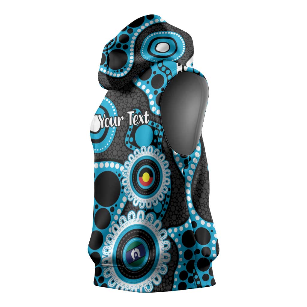 Sharks NAIDOC Week 2026 Personalised Sleeveless Hoodie 50 Years of Deadly Aboriginal Art