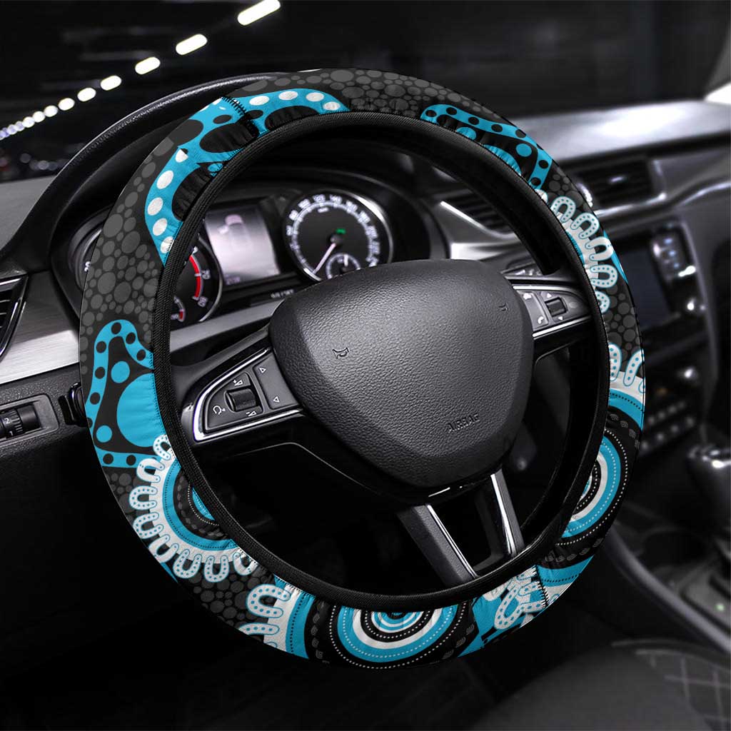 Sharks NAIDOC Week 2026 Steering Wheel Cover 50 Years of Deadly Aboriginal Art