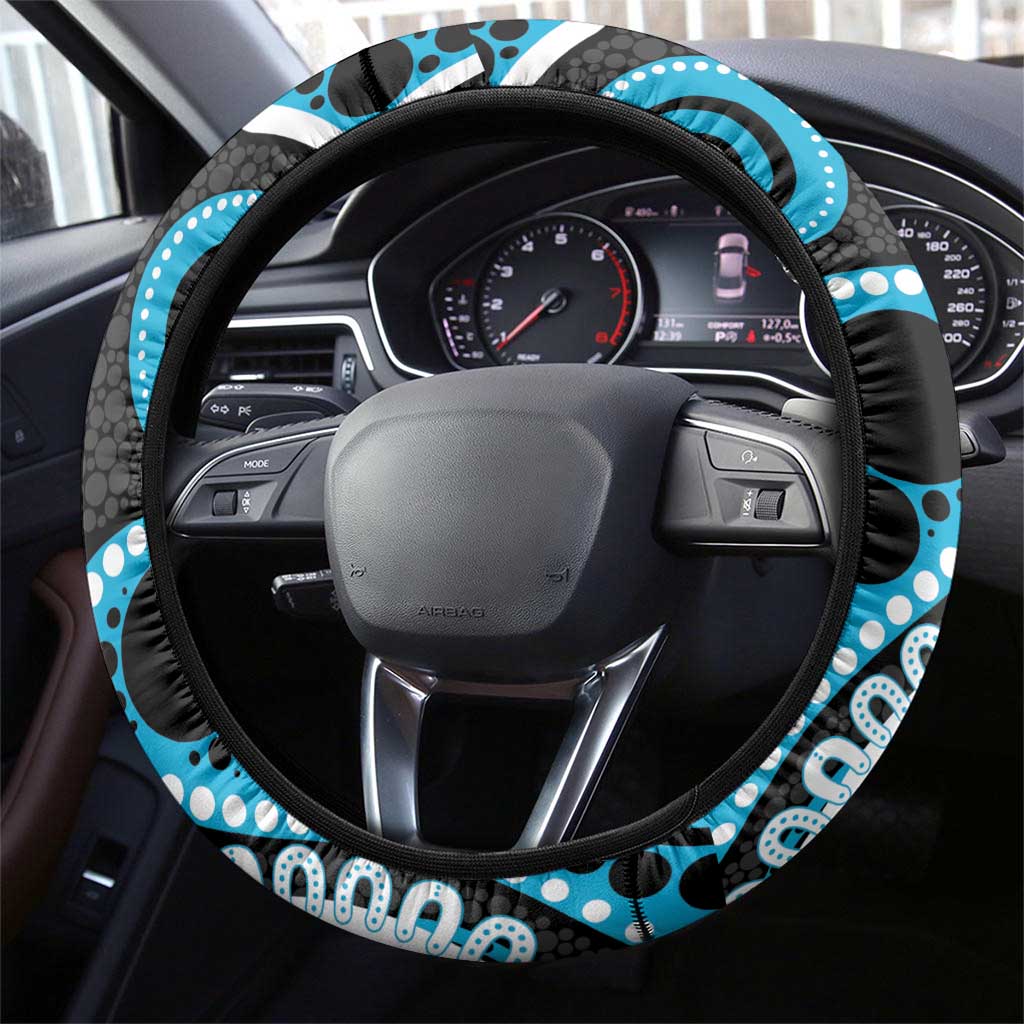 Sharks NAIDOC Week 2026 Steering Wheel Cover 50 Years of Deadly Aboriginal Art
