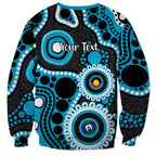 Sharks NAIDOC Week 2026 Personalised Sweatshirt 50 Years of Deadly Aboriginal Art