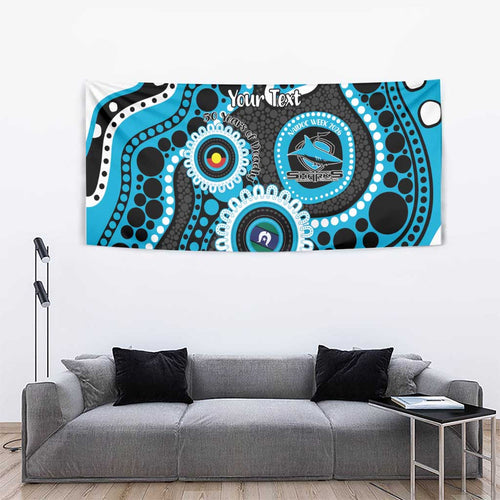 Sharks NAIDOC Week 2026 Personalised Tapestry 50 Years of Deadly Aboriginal Art