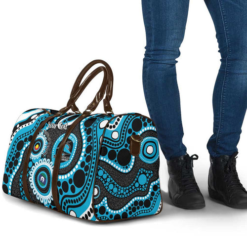 Sharks NAIDOC Week 2026 Personalised Travel Bag 50 Years of Deadly Aboriginal Art