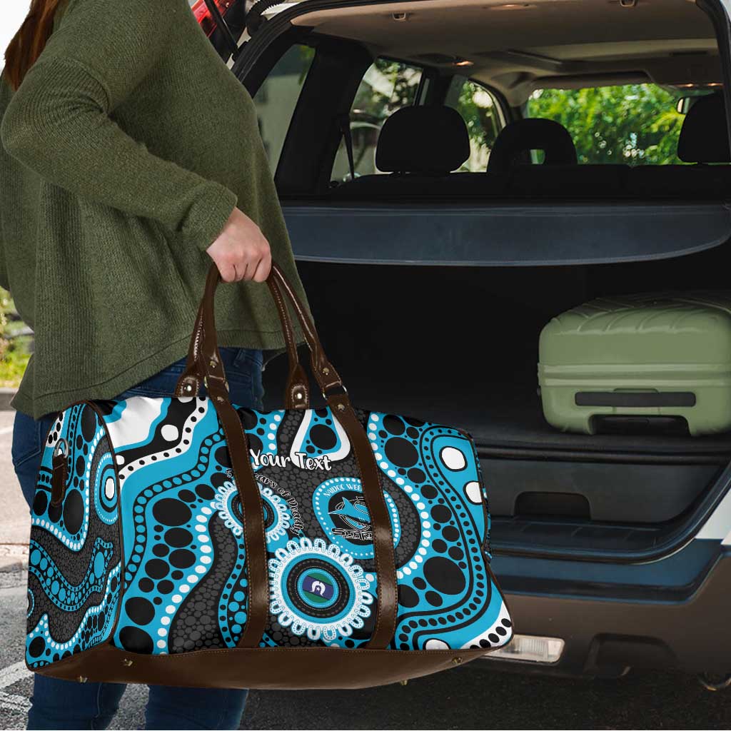 Sharks NAIDOC Week 2026 Personalised Travel Bag 50 Years of Deadly Aboriginal Art