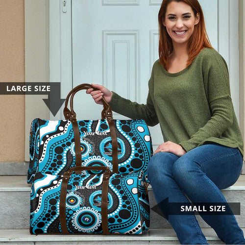 Sharks NAIDOC Week 2026 Personalised Travel Bag 50 Years of Deadly Aboriginal Art