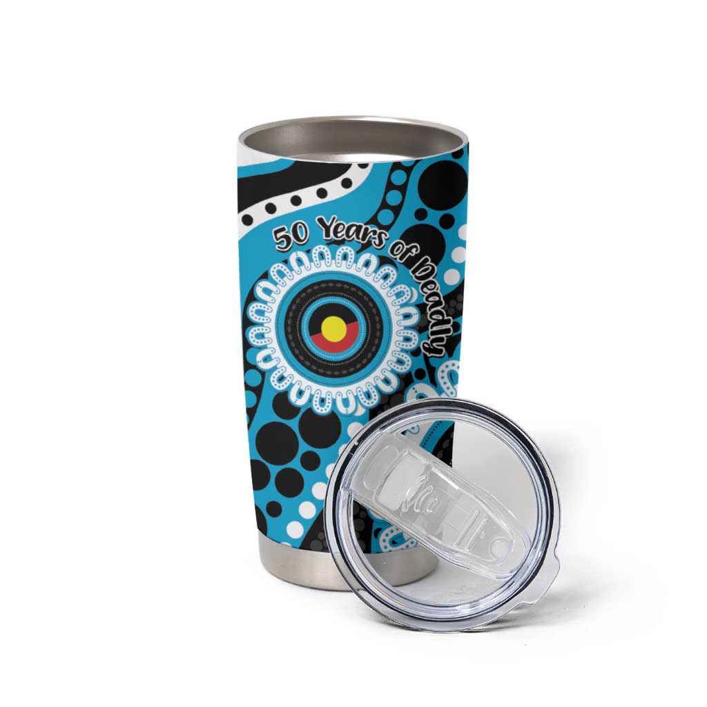Sharks NAIDOC Week 2026 Personalised Tumbler Cup 50 Years of Deadly Aboriginal Art