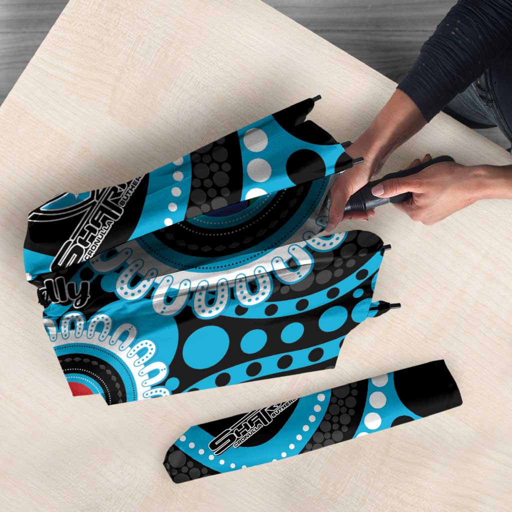 Sharks NAIDOC Week 2026 Personalised Umbrella 50 Years of Deadly Aboriginal Art