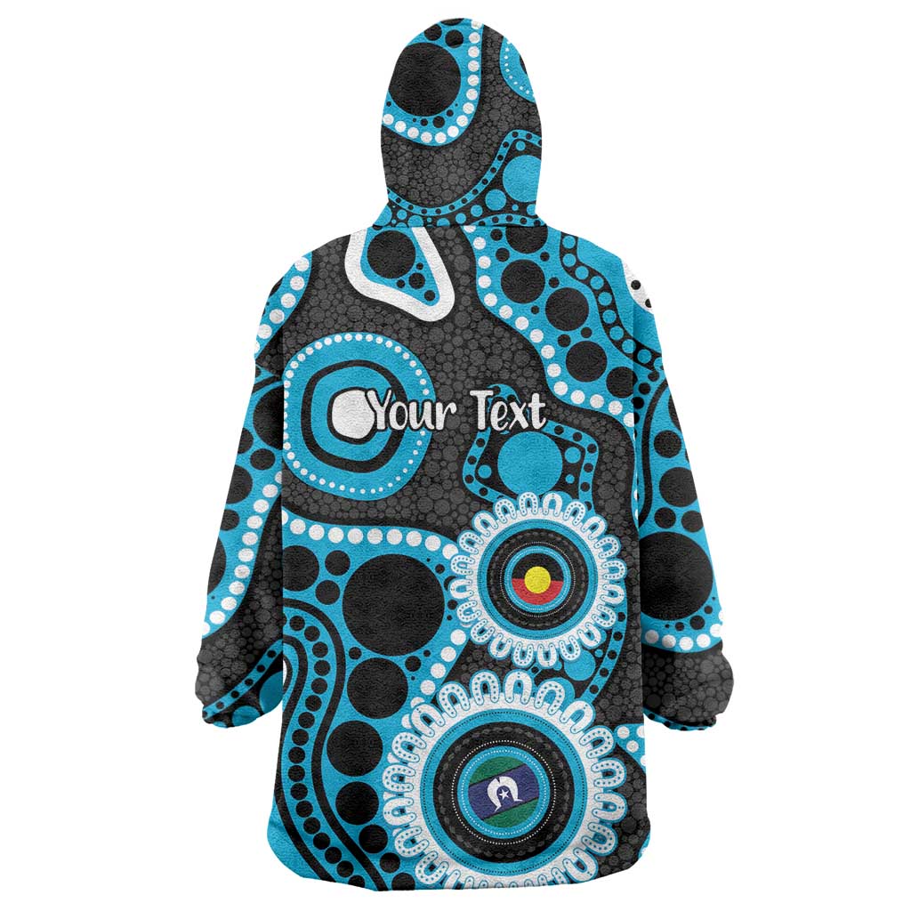 Sharks NAIDOC Week 2026 Personalised Wearable Blanket Hoodie 50 Years of Deadly Aboriginal Art