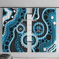 Sharks NAIDOC Week 2026 Personalised Window Curtain 50 Years of Deadly Aboriginal Art