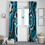 Sharks NAIDOC Week 2026 Personalised Window Curtain 50 Years of Deadly Aboriginal Art