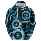 Sharks NAIDOC Week 2026 Personalised Zip Hoodie 50 Years of Deadly Aboriginal Art