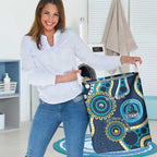 Titans NAIDOC Week 2026 Personalised Laundry Basket 50 Years of Deadly Aboriginal Art