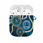 Titans NAIDOC Week 2026 Personalised AirPods Case 50 Years of Deadly Aboriginal Art