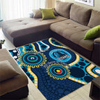 Titans NAIDOC Week 2026 Personalised Area Rug 50 Years of Deadly Aboriginal Art