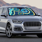Titans NAIDOC Week 2026 Personalised Auto Sun Shade 50 Years of Deadly Aboriginal Art