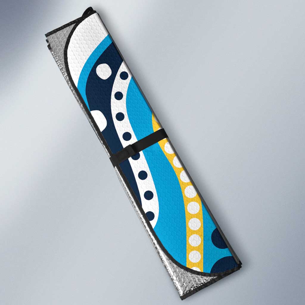 Titans NAIDOC Week 2026 Personalised Auto Sun Shade 50 Years of Deadly Aboriginal Art