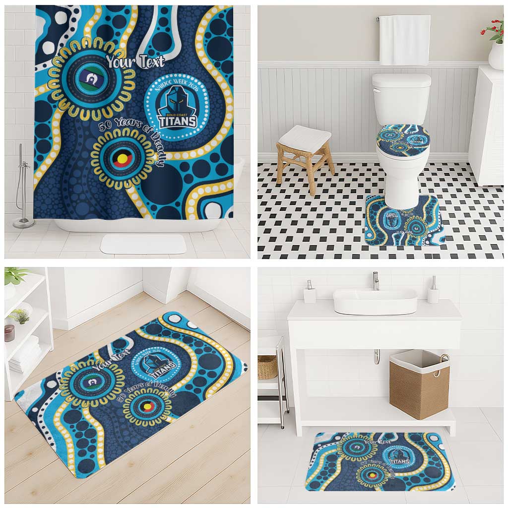 Titans NAIDOC Week 2026 Personalised Bathroom Set 50 Years of Deadly Aboriginal Art