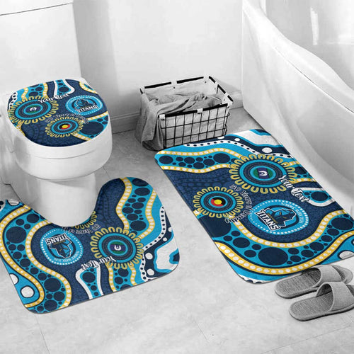 Titans NAIDOC Week 2026 Personalised Bathroom Set 50 Years of Deadly Aboriginal Art