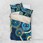 Titans NAIDOC Week 2026 Personalised Bedding Set 50 Years of Deadly Aboriginal Art
