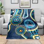 Titans NAIDOC Week 2026 Personalised Blanket 50 Years of Deadly Aboriginal Art