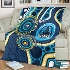 Titans NAIDOC Week 2026 Personalised Blanket 50 Years of Deadly Aboriginal Art