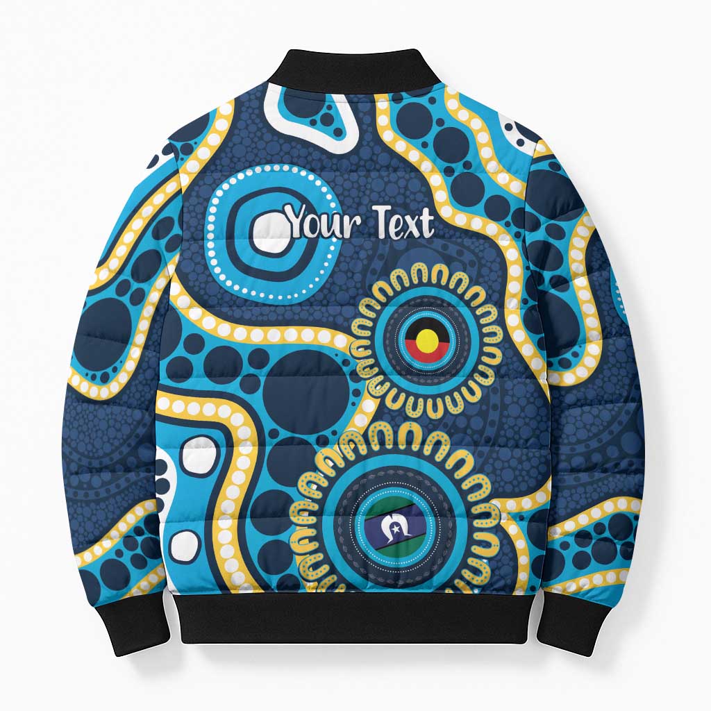 Titans NAIDOC Week 2026 Personalised Bomber Puffer Jacket 50 Years of Deadly Aboriginal Art