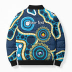 Titans NAIDOC Week 2026 Personalised Bomber Puffer Jacket 50 Years of Deadly Aboriginal Art