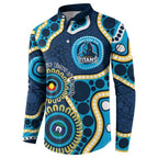 Titans NAIDOC Week 2026 Personalised Button Sweatshirt 50 Years of Deadly Aboriginal Art