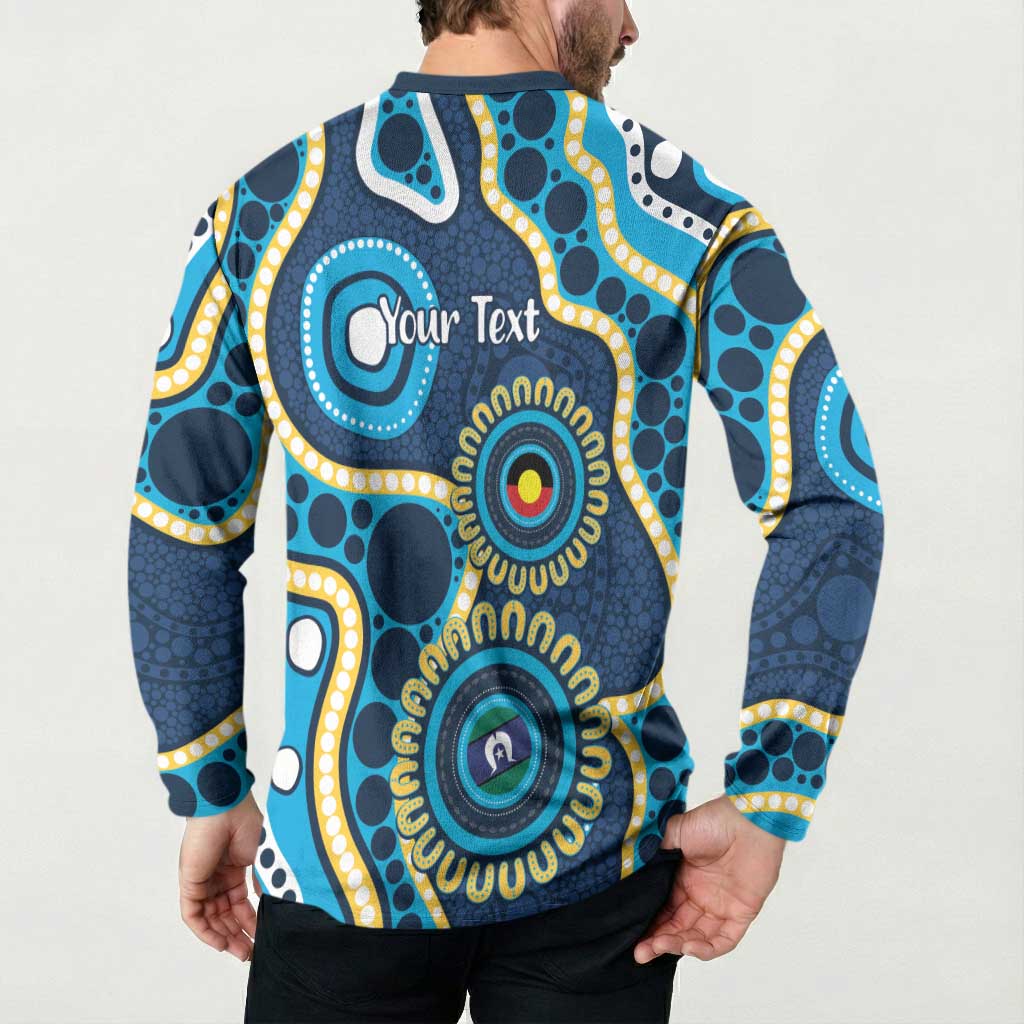 Titans NAIDOC Week 2026 Personalised Button Sweatshirt 50 Years of Deadly Aboriginal Art