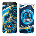 Titans NAIDOC Week 2026 Personalised 4 in 1 Can Cooler Tumbler 50 Years of Deadly Aboriginal Art