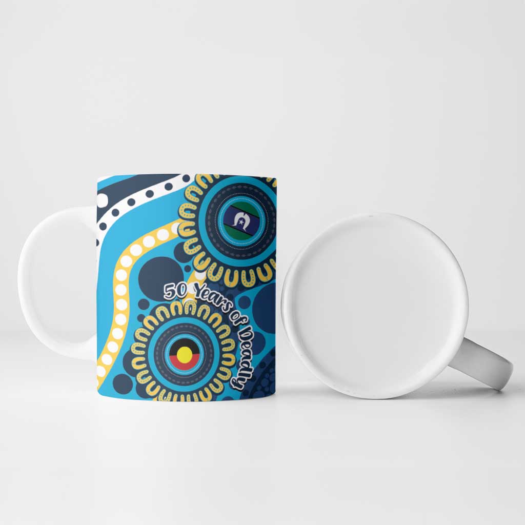 Titans NAIDOC Week 2026 Personalised Ceramic Mug 50 Years of Deadly Aboriginal Art