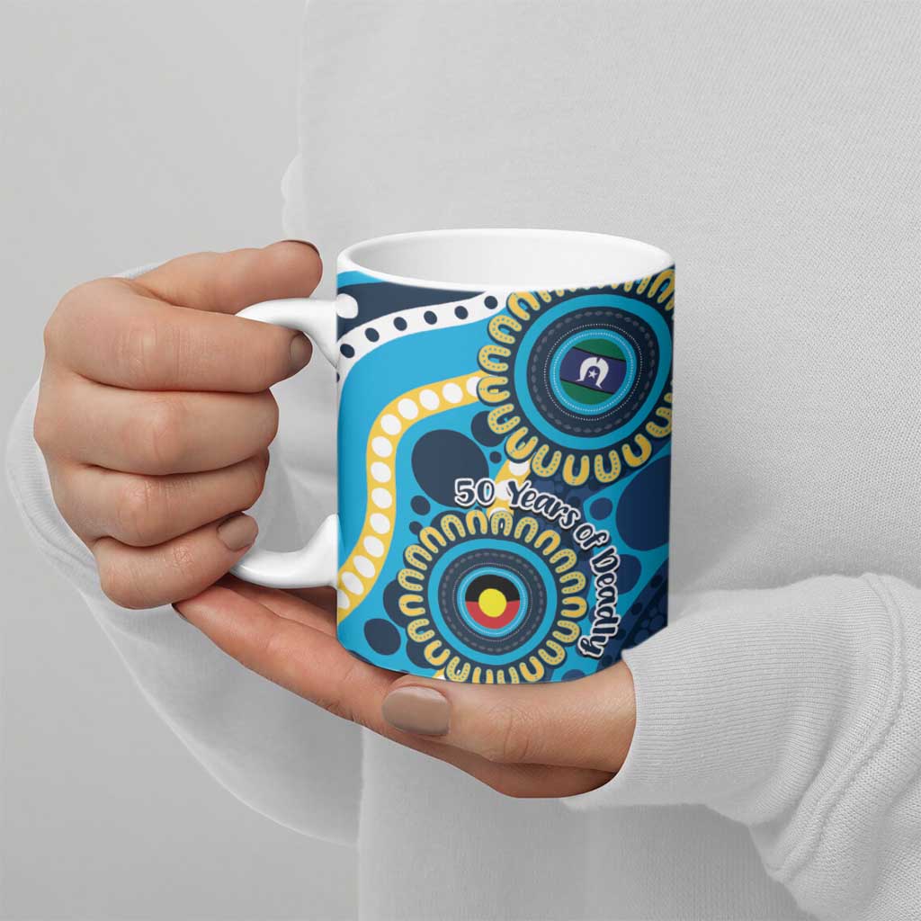 Titans NAIDOC Week 2026 Personalised Ceramic Mug 50 Years of Deadly Aboriginal Art