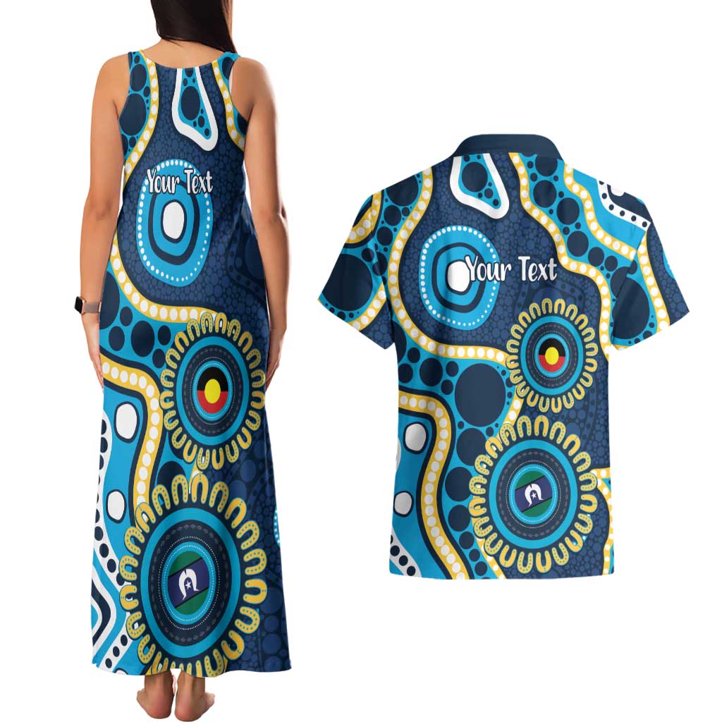 Titans NAIDOC Week 2026 Personalised Couples Matching Tank Maxi Dress and Hawaiian Shirt 50 Years of Deadly Aboriginal Art