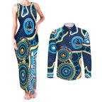 Titans NAIDOC Week 2026 Personalised Couples Matching Tank Maxi Dress and Long Sleeve Button Shirt 50 Years of Deadly Aboriginal Art