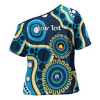 Titans NAIDOC Week 2026 Personalised Cross Shoulder Shirt 50 Years of Deadly Aboriginal Art