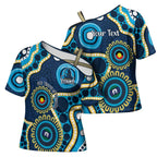 Titans NAIDOC Week 2026 Personalised Cross Shoulder Shirt 50 Years of Deadly Aboriginal Art